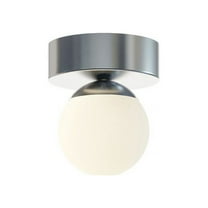 PRLF05L30D1SN AFX Pearl - 10W 1 LED Flush Mount In Contemporary Style-5.1 Inches Tall and 4.33 Inches Wide-Satin Nickel Finish