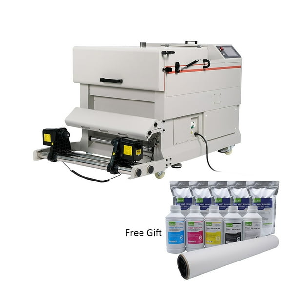 PRO 24" Automatic Recycling DTF Powder Shaker and Dryer Machine with Vacuum Absorption Conveying Platform and Touch Screen ( Free Gift 24" DTF Printing Starter Supply Pack)