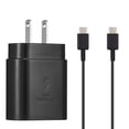 thumbnail image 1 of PRO 25W Wall Charger Compatible with Samsung Galaxy Tab A7 10.4/A 8.4 (2020)/10.1 (2019) Adaptive Quick Fast Charger with USBC 5ft Cable (Black 1.5M), 1 of 5