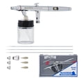 thumbnail image 1 of Master Hi-Flow S622 Pro Set Dual-Action Siphon Feed Airbrush Set with 3 Nozzle Sets (0.3, 0.5 & 0.8mm) & 1 Bottle, 1 of 2