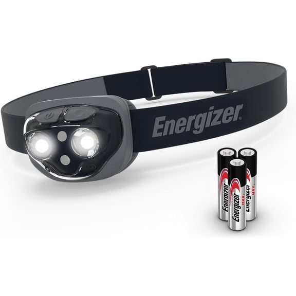 PRO-360 LED Headlamp IPX4 Water Resistant High-Performance Light for Outdoors Camping Running Storm Survival Emergency Use 1-Pack