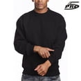 thumbnail image 1 of PRO 5 Men's Heavy Weight Fleece Crew neck Pullover Sweater S to 5XL - BLACK, 1 of 2
