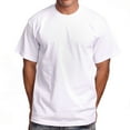 thumbnail image 1 of PRO 5 Super Heavy Men's Short Sleeve Crew Neck T-Shirt - White - Small, 1 of 2
