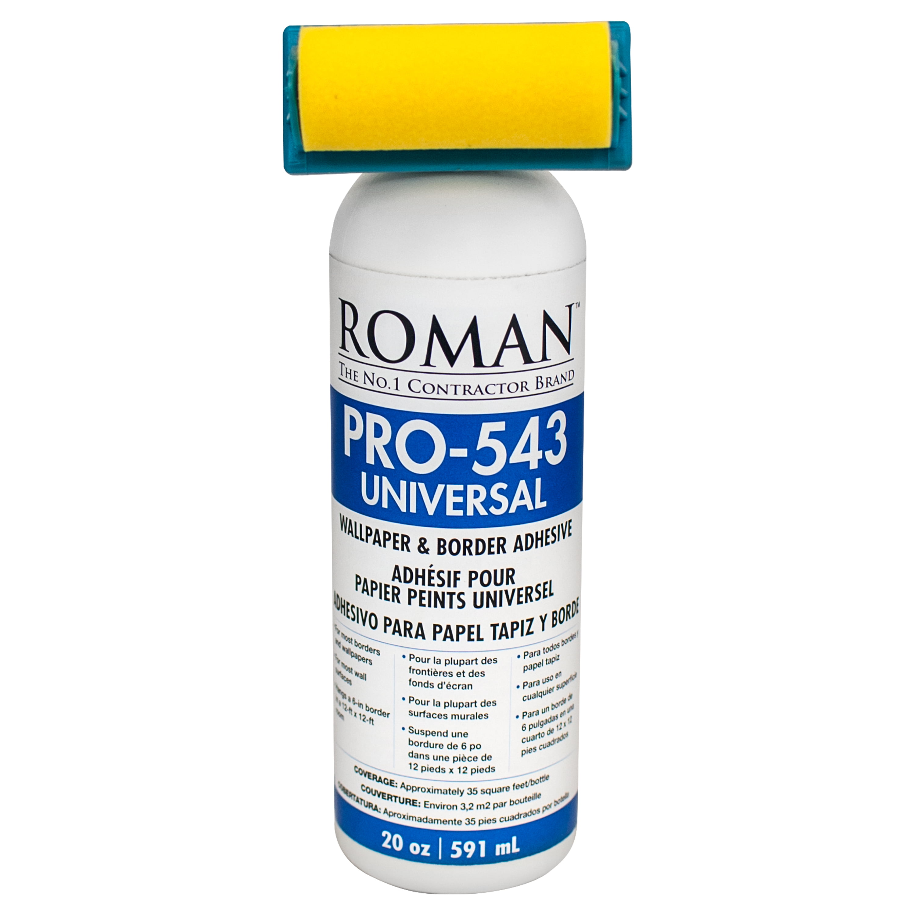 PRO-543 Universal Wallpaper and Border Adhesive Features - ROMAN Products 
