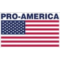 thumbnail image 1 of PRO AMERICA PATRIOTIC USA RED WHITE BLUE Vinyl Decal Bumper Sticker, 1 of 1