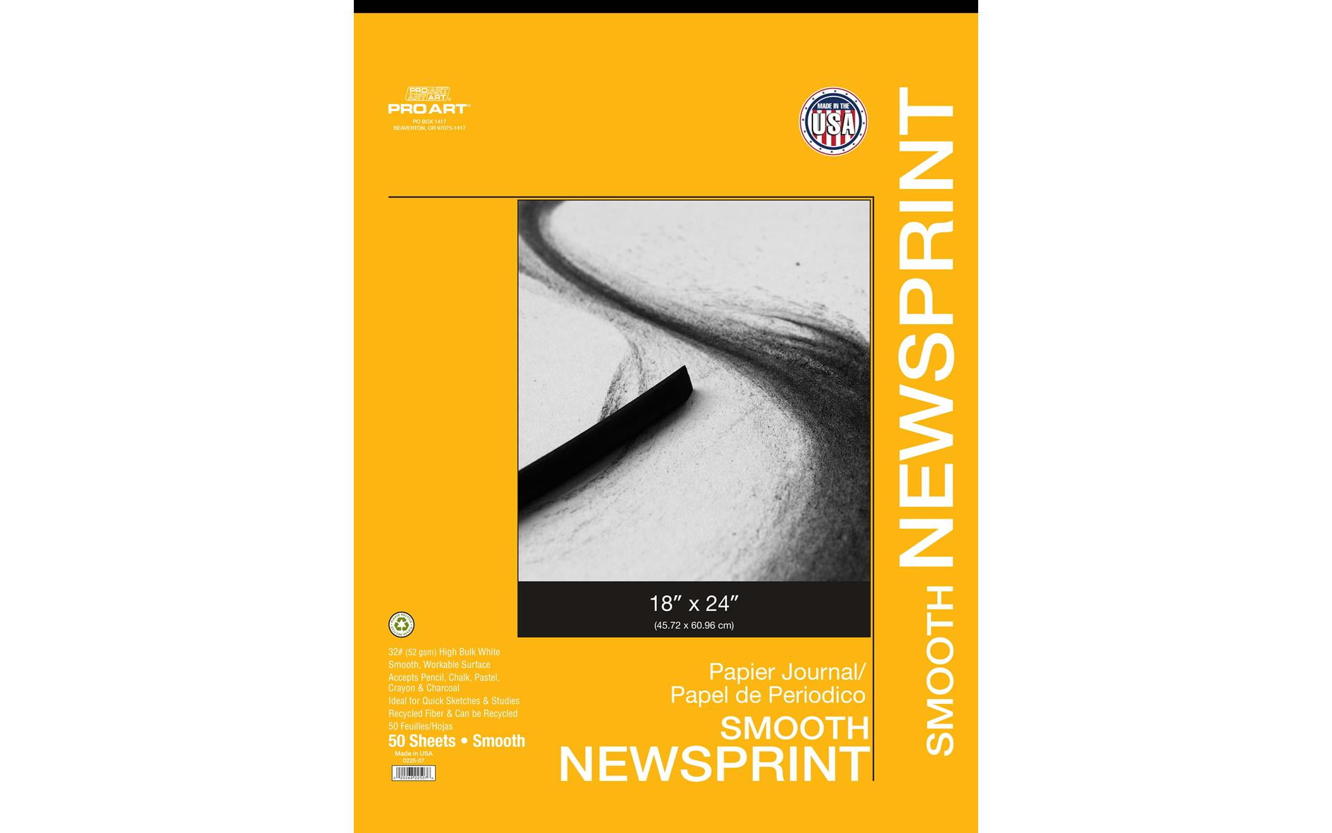 Blick Studio Newsprint Pad - 18 inch x 24 inch, 100 Sheets, Other