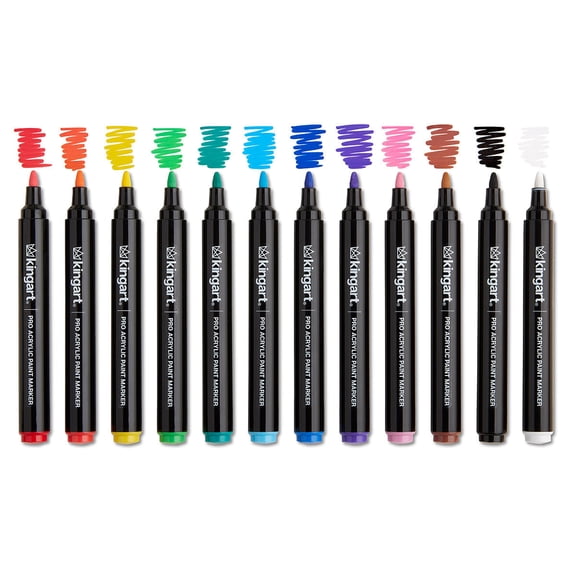 Acrylic Paint Markers 12 Colors