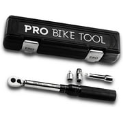 PRO BIKE TOOL 3/8 Inch Drive Click Torque Wrench Set (10 to 60 Nm)