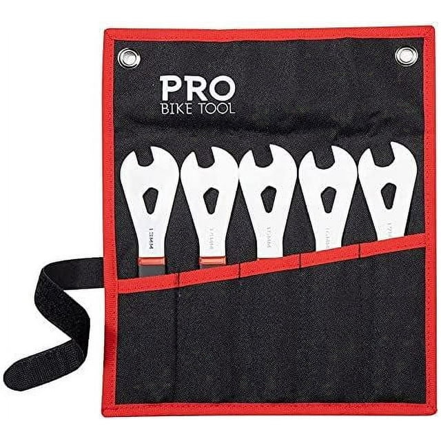 PRO BIKE TOOL 5pc Bicycle Tightening Cone Wrench Set (13, 14, 15, 16