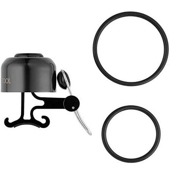 PRO BIKE TOOL Bicycle Bell for Handlebars - Crisp, Clear & Long Sound (Black)