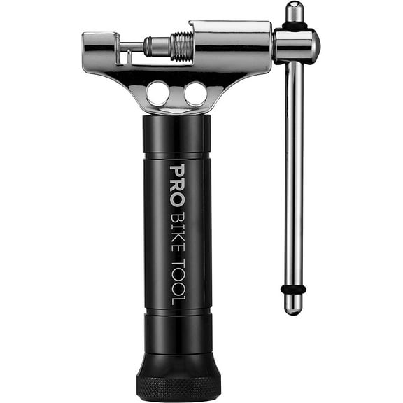 PRO BIKE TOOL Bike Chain Tool with Spare Pin (Black)