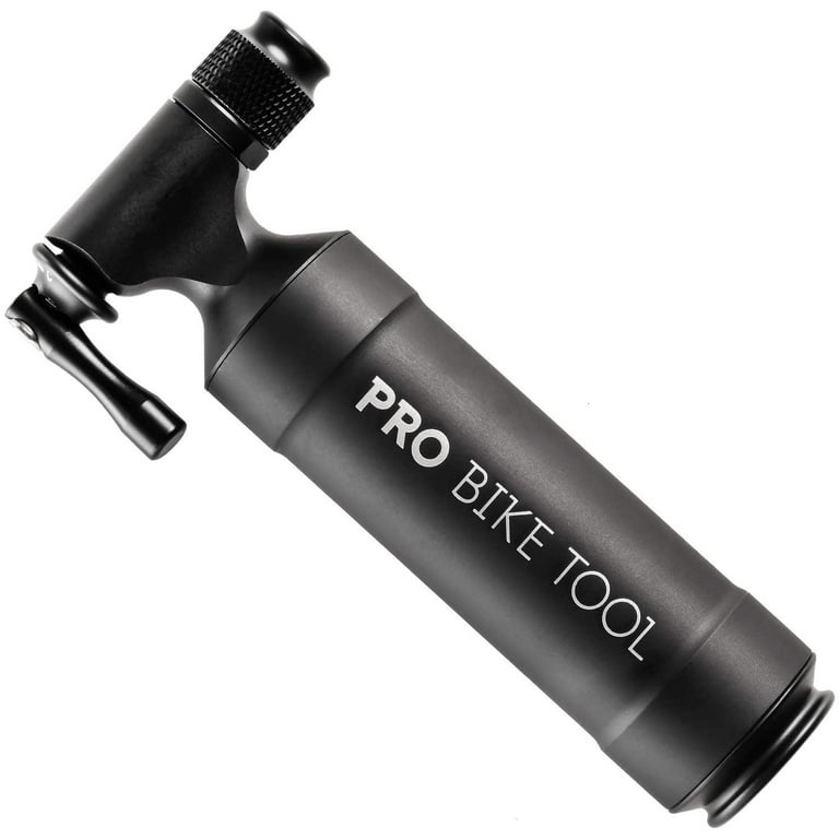 PRO BIKE TOOL CO2 Metal Canister with Cartridge Storage Canister Matt Black Walmart