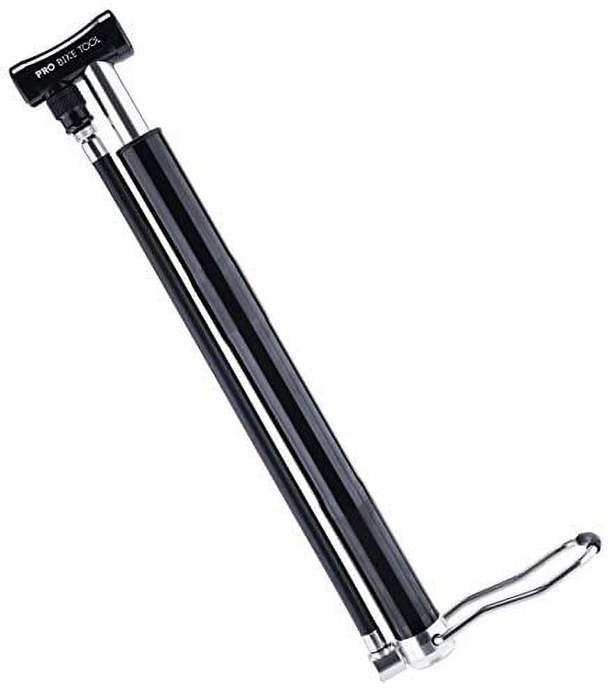 PRO BIKE TOOL Mini Floor Bike Pump, Super Fast Tire Inflation (Black