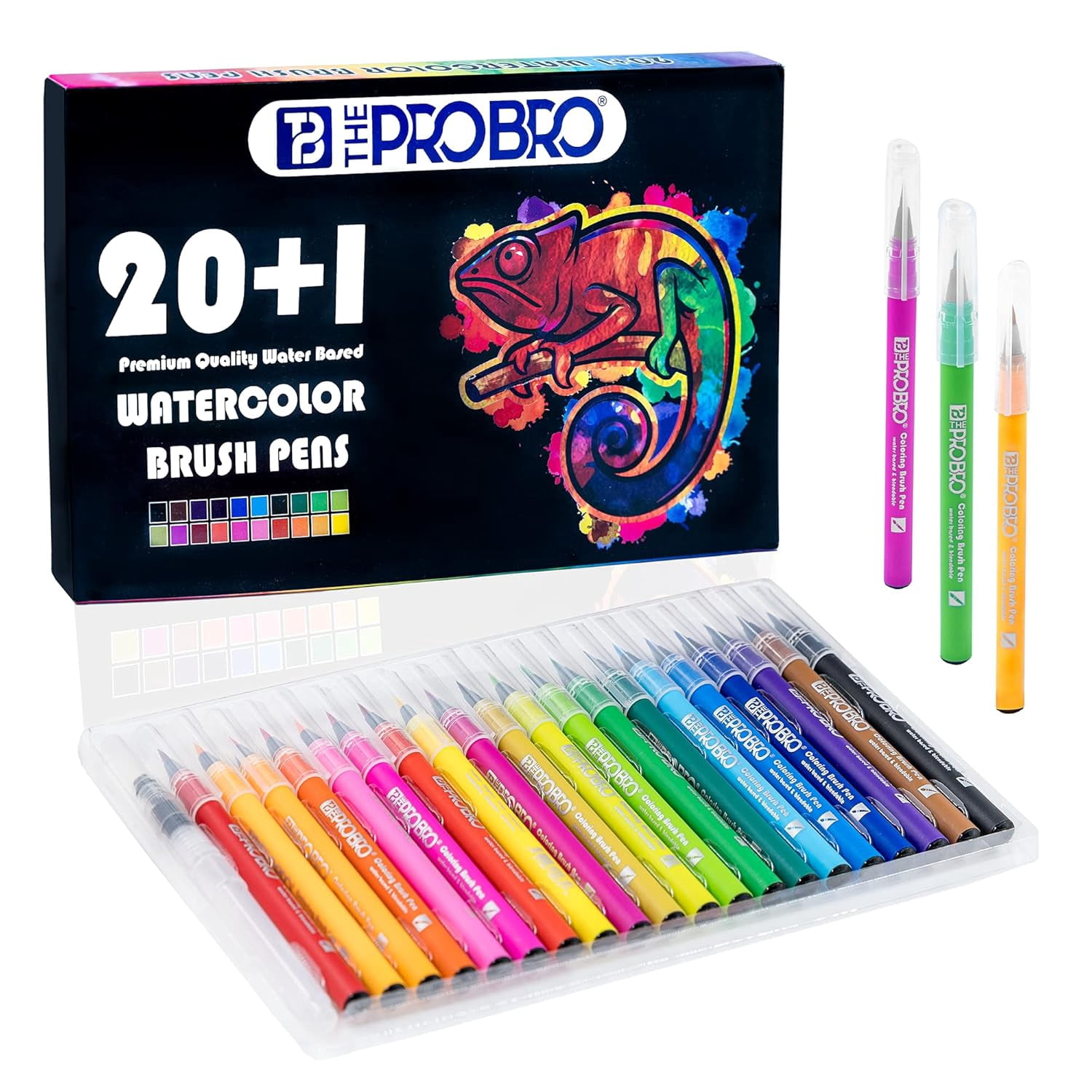 Personalized Click Pens - 50 Pack, Frosted Barrel With Your Logo/Text, Promotional Business Giveaways (Red)