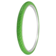 PRO+ Bicycle Bike Tire In 26" X 1.50" Green/Green Slick Tread Single Tire G-5013