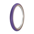 thumbnail image 1 of PRO+ Bicycle Bmx Tire 20 X 1.75 Purple/Gum Sidewall Tire In Comp III Tread P-104A, 1 of 3