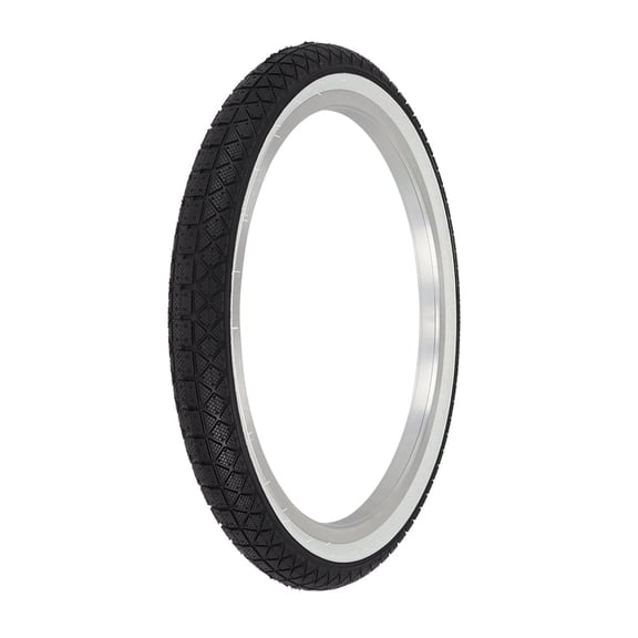 PRO+ Bicycle Tire in Size 20" X 1.95" P-1209 Black/White Sidewall