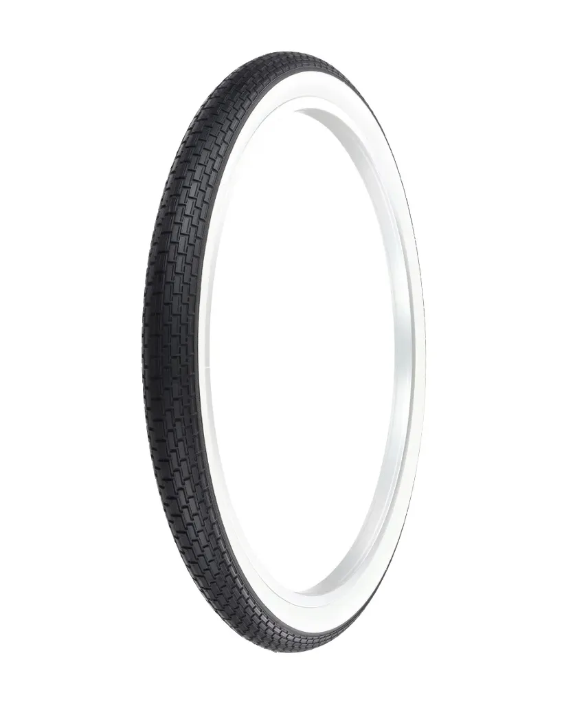 PRO+ Bicycle Tire 26 x 2.125 inch Black/Whitewall G-5009 Semi-Slick