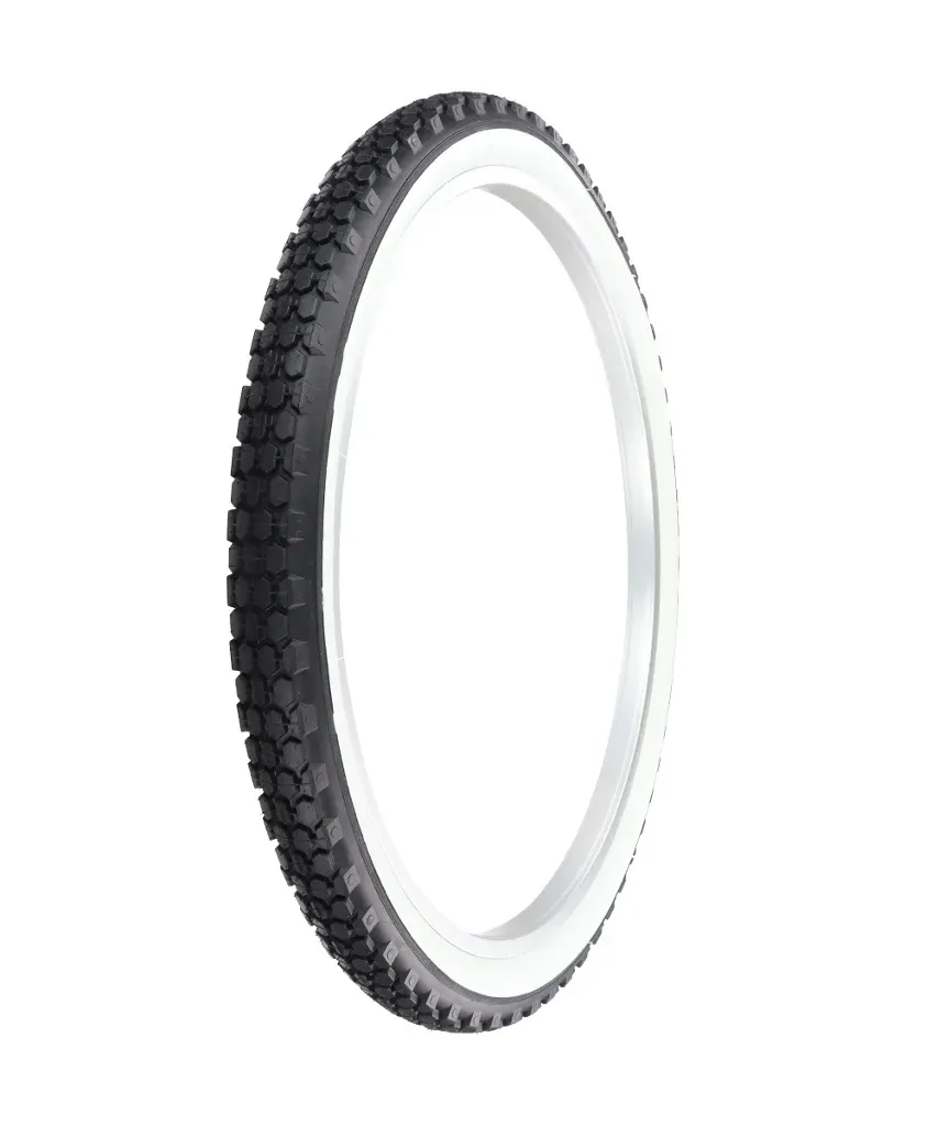 PRO+ Bicycle Tire 26" x 2.125" Black/White Sidewall P-1075A