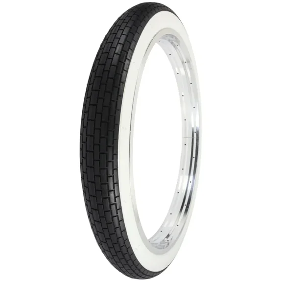 OG Lowrider Bicycle Tire 26" x 3.0" inches Black/White Sidewall W-012