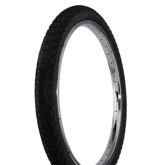 PRO+ Bmx Bike Clincher Tire 20" x 1.95", Black
