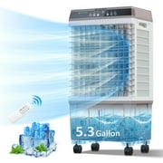 PRO CHOICE 1,800 CFM Evaporative Air Cooler, Swamp Cooler w/5.2 gal Water Tank for Home, Office, Outdoor