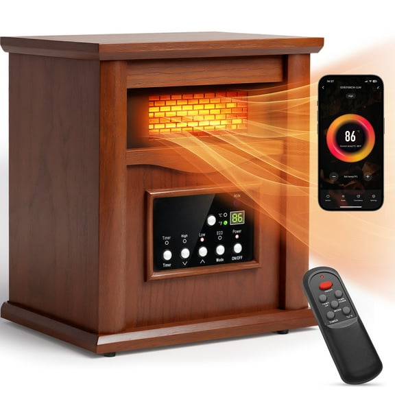 PRO CHOICE 1500W Smart WiFi Space Heater – Energy-Efficient Heating with Remote & App Control