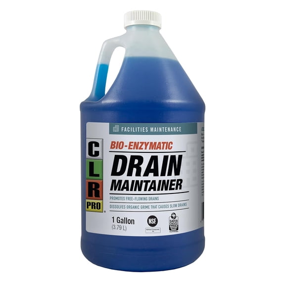 PRO Commercial Drain Maintainer and Grease Trap Treatment, Preventative Maintenance Bio Enzyme Formula, Reduces Odor and Breaks Down Grease, 1 Gallon Bottle