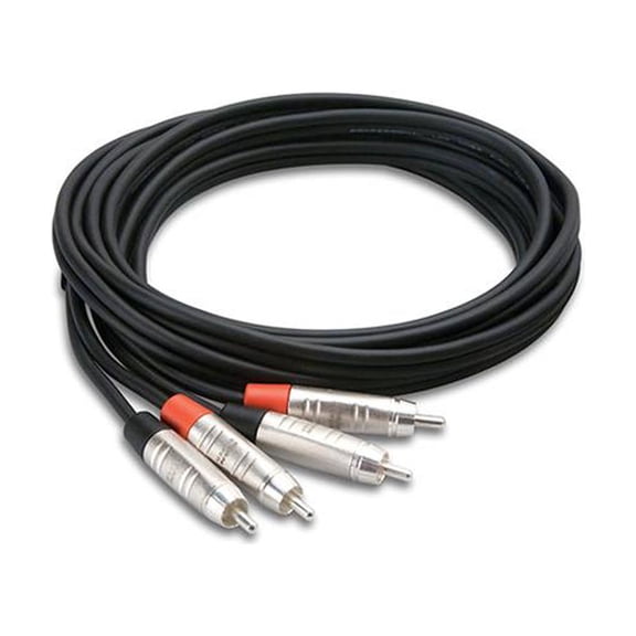 Hosa Pro HRR-020X2 Stereo Interconnect Dual RCA Cable 20 foot