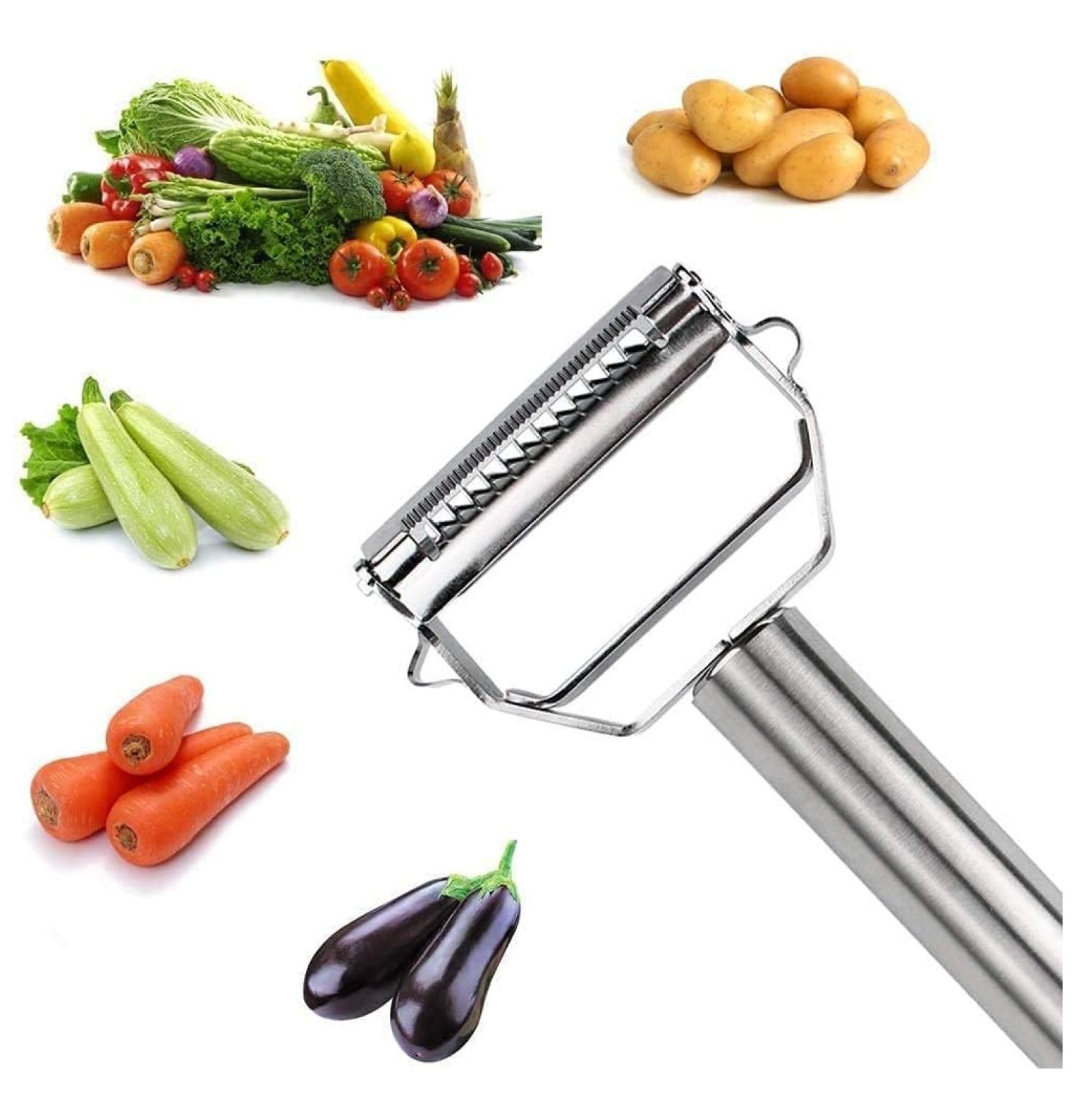 PRO Dual Julienne Peeler & Vegetable Peeler Peeler Potato Peeler