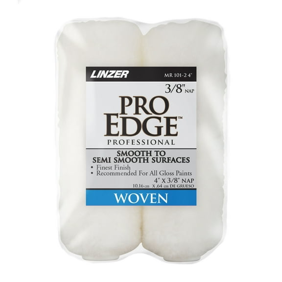 PRO EDGE by Linzer 4x3/8" Versatile Mini Paint Roller 2 Pack