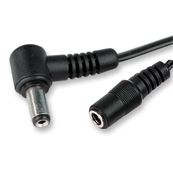 PRO ELEC - 2.1mm Right Angled Male to Female DC Power Extension Cable, 3m