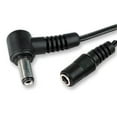 thumbnail image 1 of PRO ELEC - 2.5mm Right Angled Male to Female DC Power Extension Cable, 3m, 1 of 1