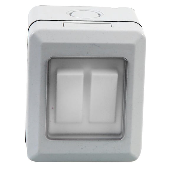 PRO ELEC - 2-Gang 2-Way Weatherproof Switch, IP55