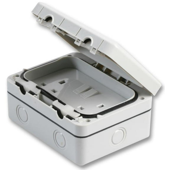 PRO ELEC - 2-Gang IP66 Outdoor Switched Socket