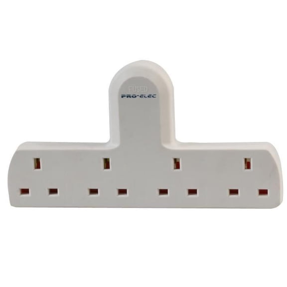 PRO ELEC - 4 Way Extension Socket