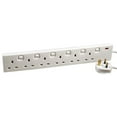 thumbnail image 1 of PRO ELEC - 6 Way Individually Switched Extension Lead, 2m, 1 of 1