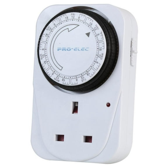 PRO ELEC - 7 Day Mechanical Plug-in Timer