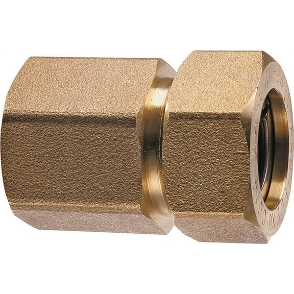 PRO-FLEX PFFN-3406 Tube to Pipe Fitting, 3/4 in, FNPT, Brass