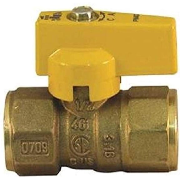 PRO FLEX Gas Welding Valve PFGV-F12B - Brass Ball Valve - 1/2" x 1/2"
