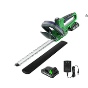 PRO-FOR Cordless Hedge Trimmer with Battery and Charger, 20V Bush Trimmer,22" Dual-Action Blade, 3000SPM Electric Shrub Trimmer, 0.55" Cutting, Lightweight Battery Powered for Garden & Yard