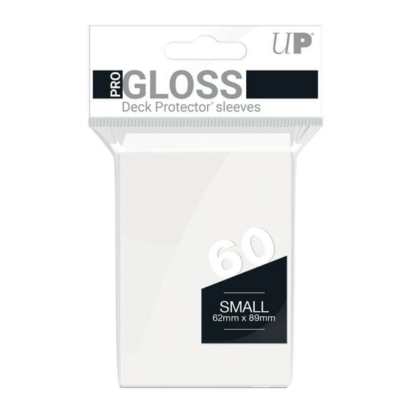Ultra PRO Gloss 60CT Small Size Deck Protector Sleeves - White