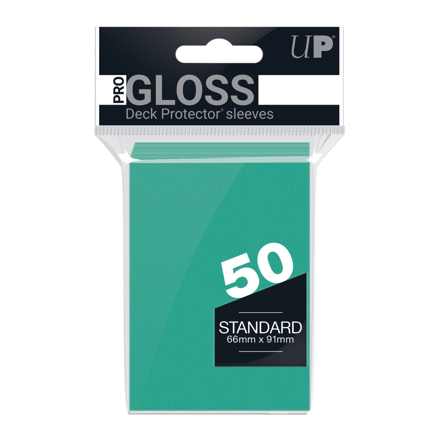 Ultra PRO: Standard 50ct Sleeves - PRO-Gloss (Aqua) - Walmart.com