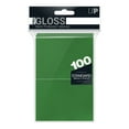 thumbnail image 1 of 100  Ultra Pro Standard Size Gloss Green Deck Protector Card Sleeves, 1 of 4