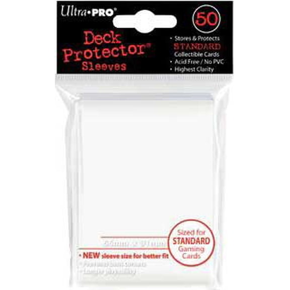 Ultra Pro Card Supplies Deck Protector White Standard Card Sleeves (50 ct)