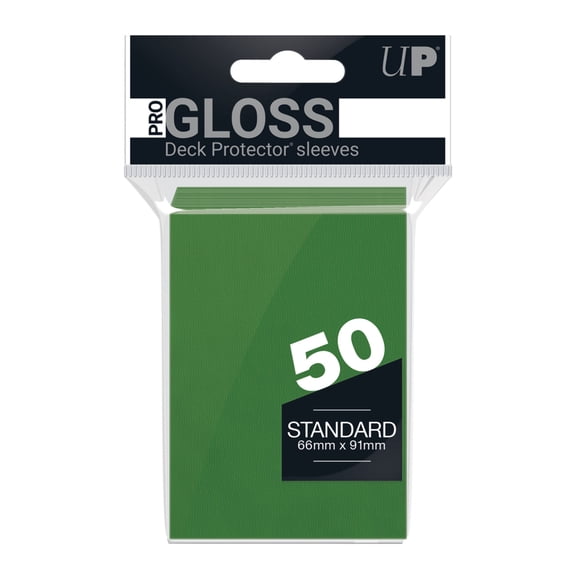 Ultra PRO: Standard 50ct Sleeves - PRO-Gloss (Green)