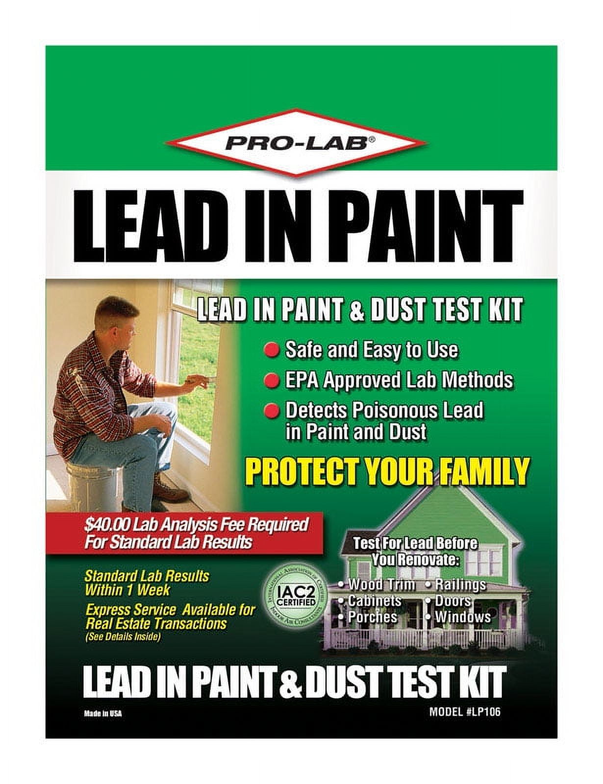PROLAB Lead Paint and Dust Test Kit
