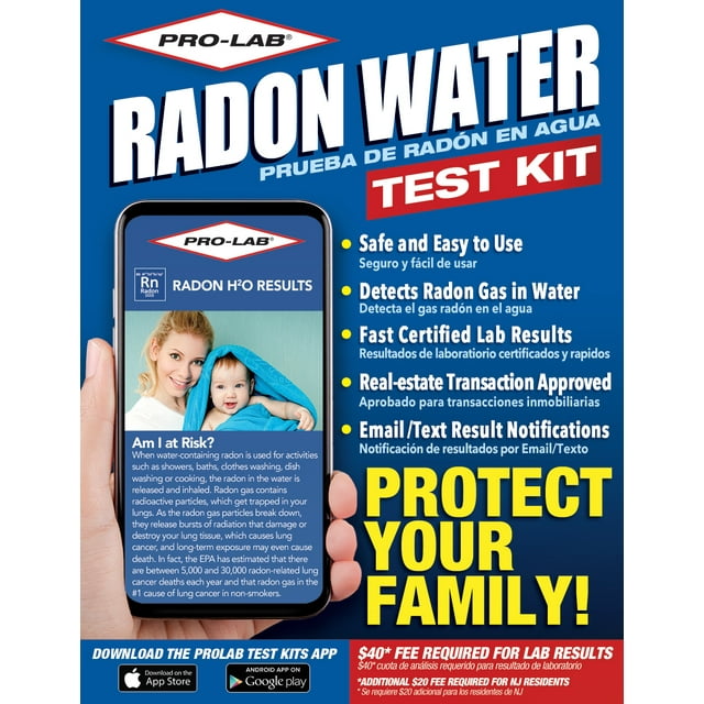 PROLAB Radon in Water Test Kit