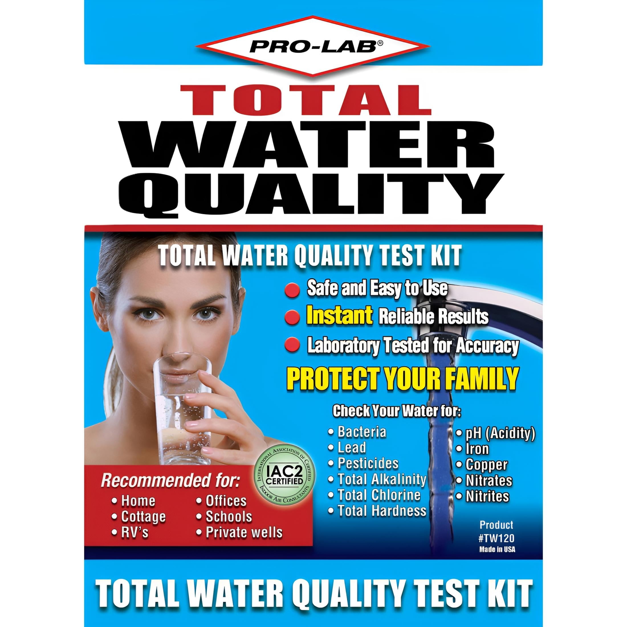 Pro-Lab Total Water Quality Test Kit for Private Wells