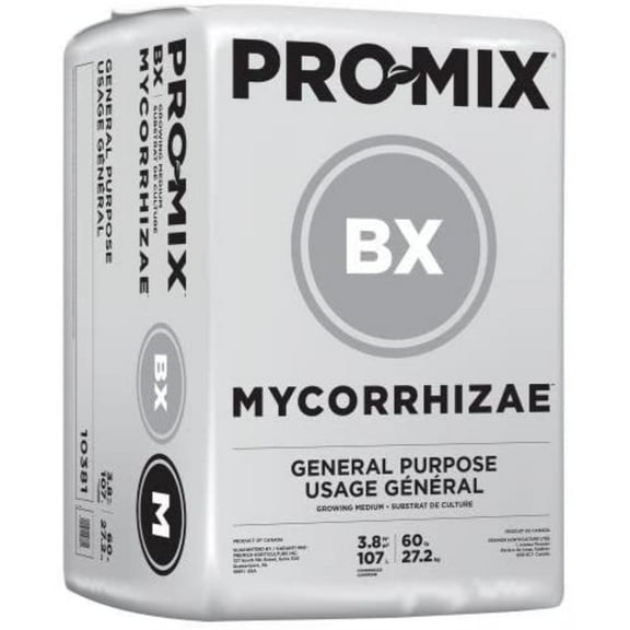 PRO-MIX BX General Purpose Growing Medium, Ideal for Greenhouse Vegetables, Ornamentals, Annuals & Perennials, 3.8 CU/FT